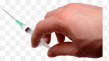 Syringe In Hand Png
