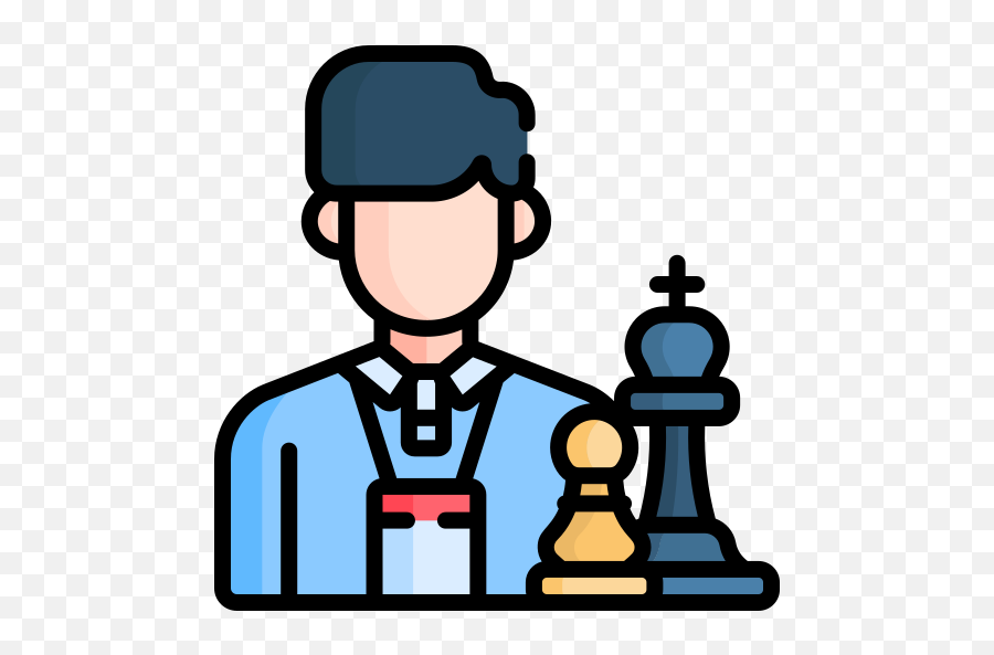 Chess Player - Free Entertainment Icons Employee Line Icon Png,Game Player Icon