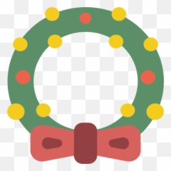 Christmas Wreath Xmas Icon - Png