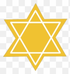 Star Of David - Transparent Yellow Star Of David Png,Star Of David Png