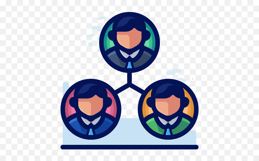 Group People Management Business Work Employees Icon - Free Png,People In Line Png