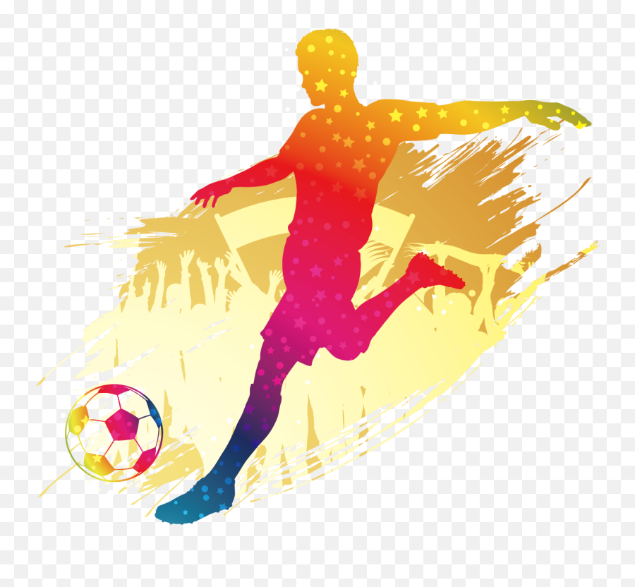 Football Player Silhouette Clip Art - Silueta Jugadores Soccer Player Silhouette Png,Football Png
