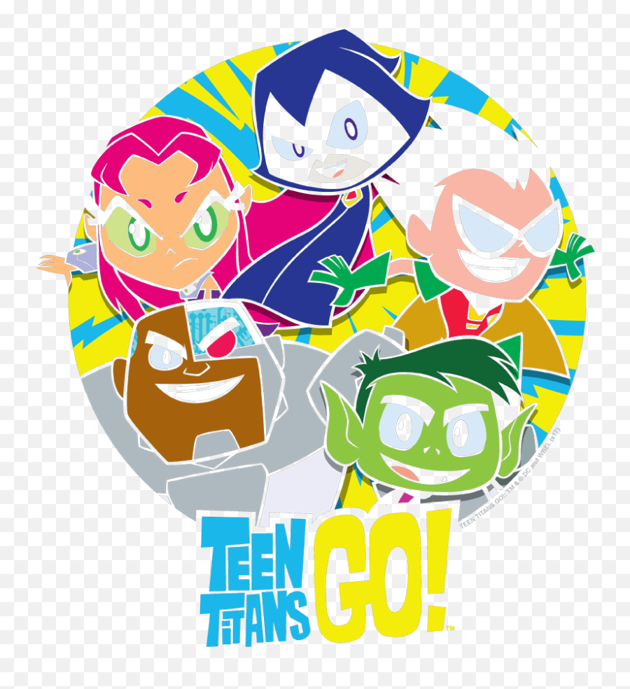 Teen Titans Go Group Kidu0027s T - Shirt Ages 47 Clip Art Png,Teen Titans Logo Png