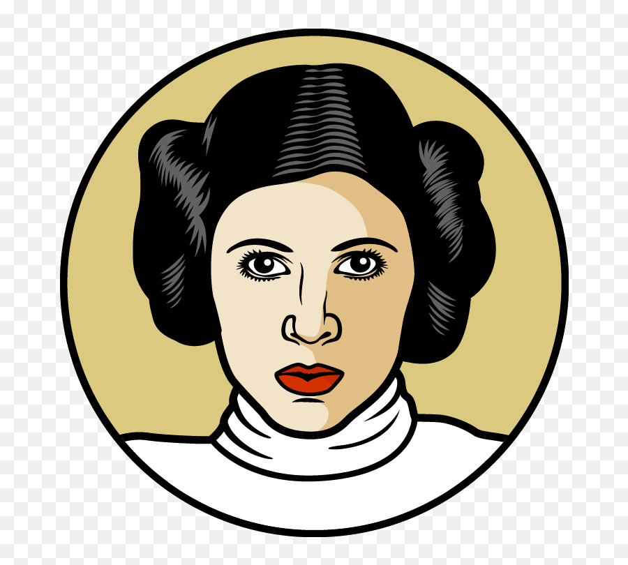 Leia Drawing Portrait - Leia Organa Full Size Png Download Princess Leia Clipart,Leia Png