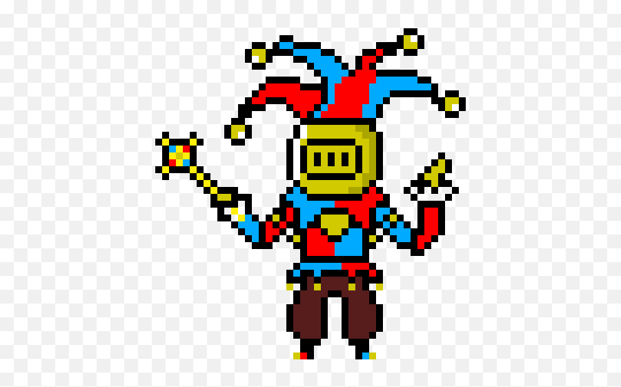Jester Knight Pixel Art Maker - Jester Pixel Art Png,Jester Png