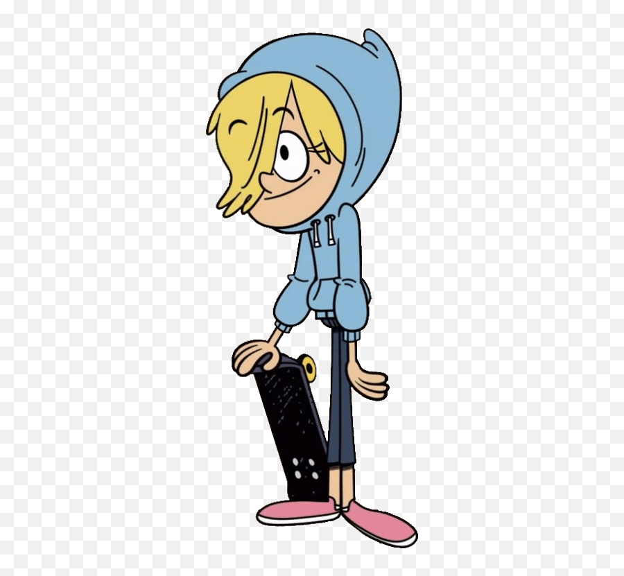 The Loud House Character Nikki With Her Skateboard - Loud House Nikki Png,Skateboard Transparent Background