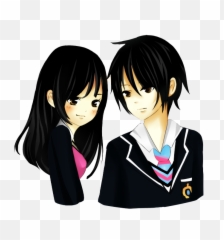 Anime Love Couple Png Pic - New Love Stickers Couple Full Love Couple Stickers Png,Couple Png