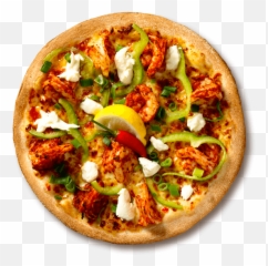 Szechuan Chilli Prawn - Sweet Chilli Prawns Pizza Png,Pepperoni Pizza Png