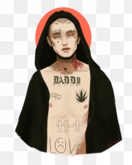 Lil Peep Tattoo Crybaby Art - Transparent Lil Peep Tattoo Png,Crybaby Png