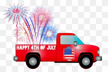 Pick Up Truck 4th Of July Cart - Free image on Pixabay Happy 4th In Maine png