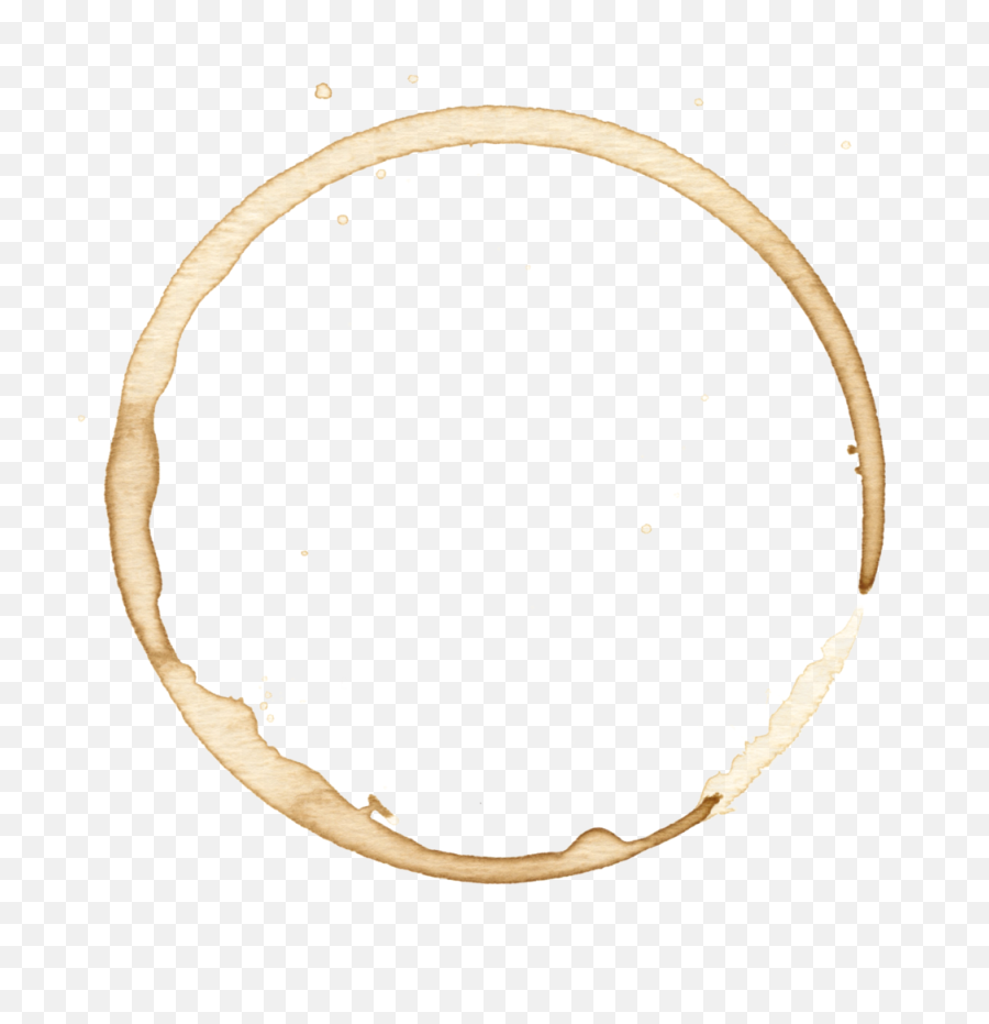 Coffee Ring - Circle Png,Coffee Stain Png