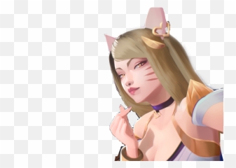 Lol Leagueoflegends Kpop Sticker - League Of Legends Kda Png,Ahri Png