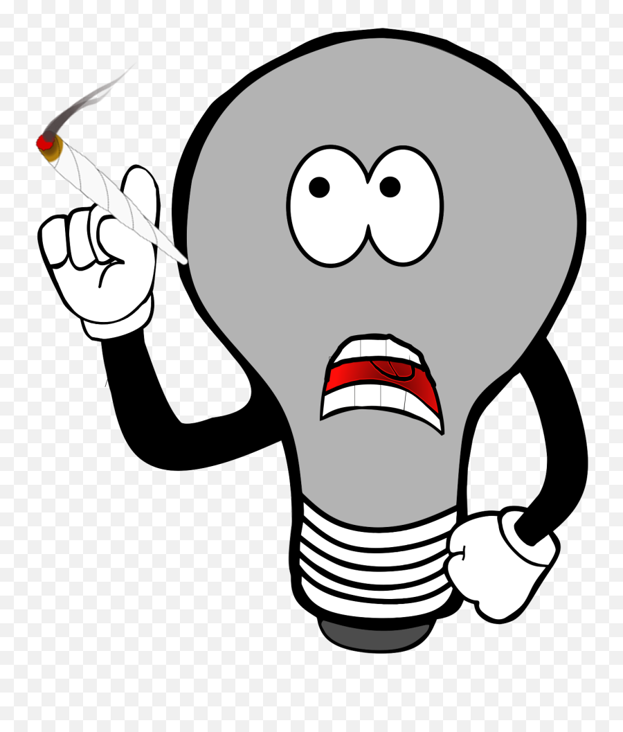 Download Hd Confused Idea Lightbulb - Light Bulb Png Clipart Did You Know Clipart,Confused Png