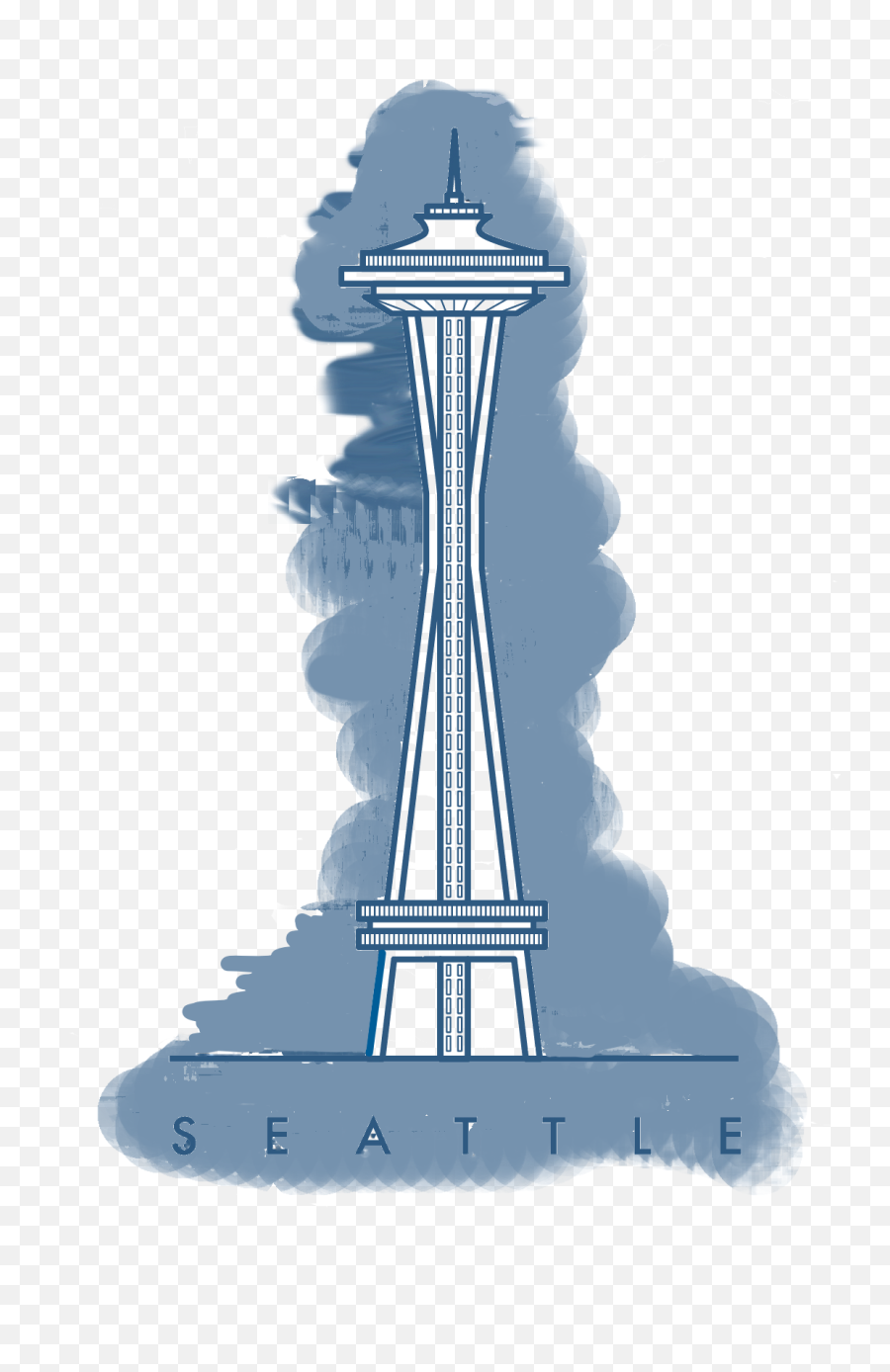 Space Needle Transparent - Space Needle Transparent Png,Space Needle Png