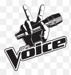 Library Of Voice Svg Royalty Free Transparent White - Vector The Voice Logo Png,Microphone Clipart Transparent
