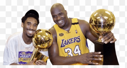 Transparent Shaquille Lakers Png - Kobe And Rings