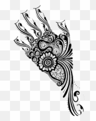 Freetoedit Henna Tattoo Mehendi Sticker By Uyghur Women - Henna png