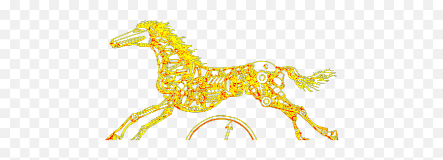 Yellow Horse Png Svg Clip Art For Web - Download Clip Art Animal Figure,Mustang Horse Png