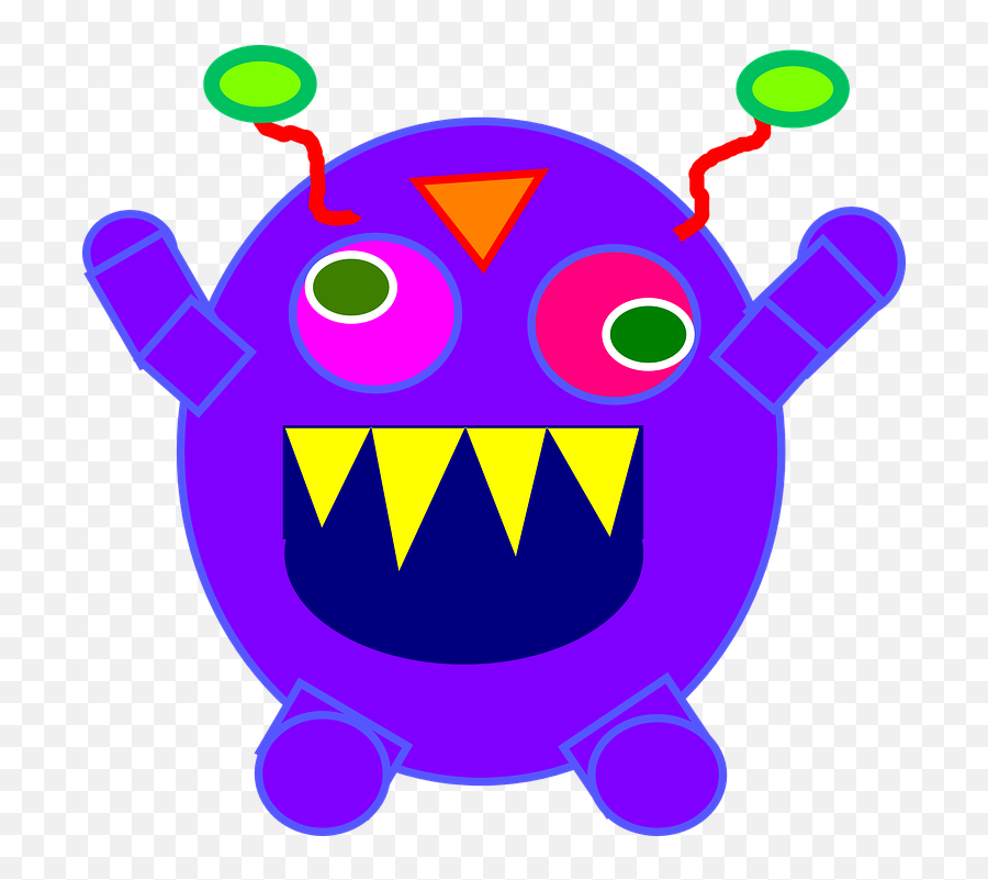 Monster Roar Sharp - Free Vector Graphic On Pixabay Happy Monster Clipart Png,Monster Eyes Png