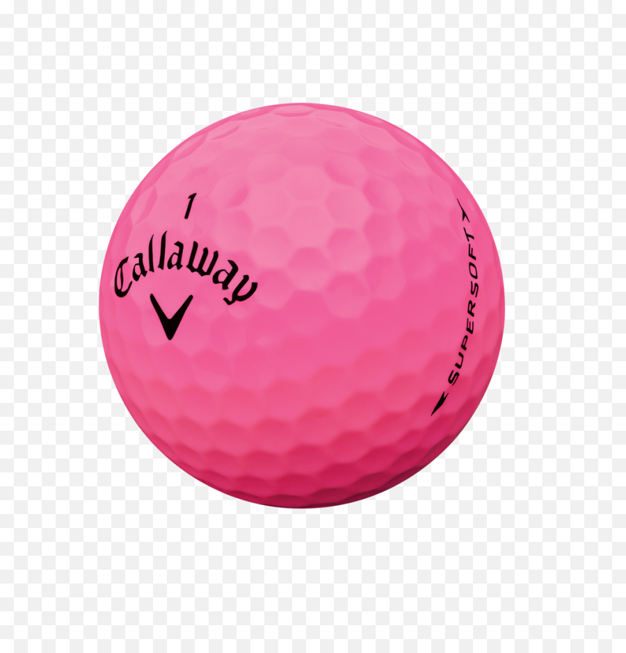 Callaway Supersoft Matte - Callaway Supersoft Pink Golf Ball Png,Golf Ball Transparent