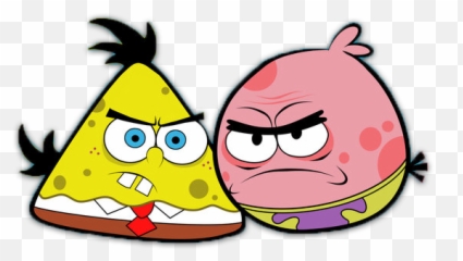 Download Hd Free Icons Png - Spongebob Angry Birds Squarepants,Spongebob And Patrick Png