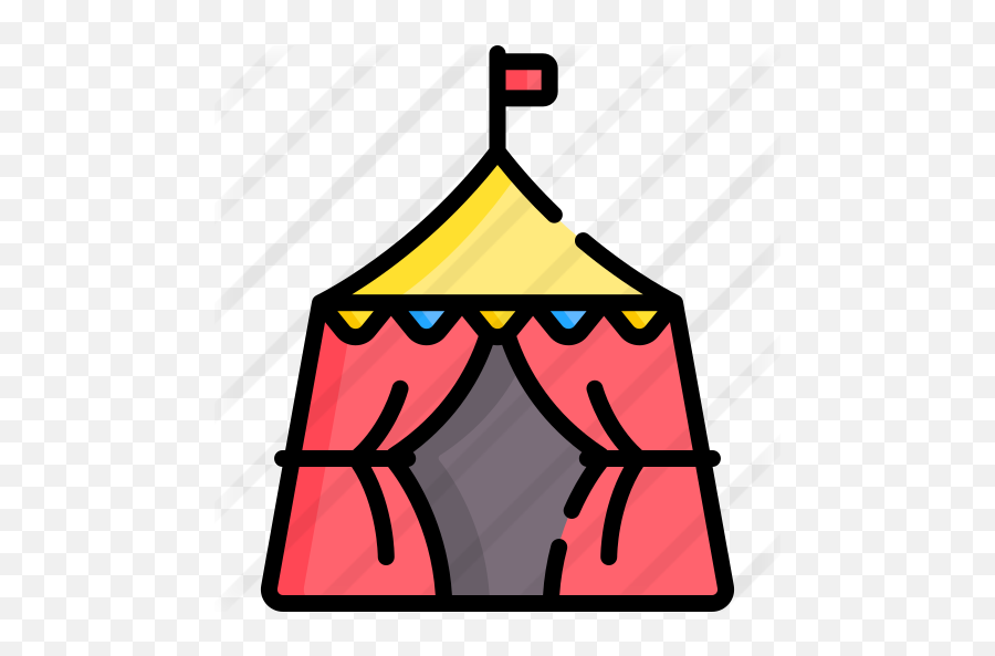 Circus Tent - Free Entertainment Icons Vertical Png,Carnival Tent Png