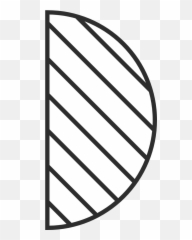 Lined Half Circle Graphic Picmonkey Graphics - Icon png