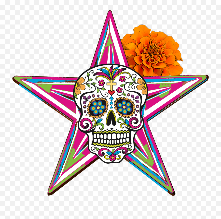 Barnstar Día De Los Muertos - Day Of The Dead Png,Dia De Los Muertos Png