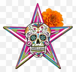 Barnstar Día De Los Muertos - Day Of The Dead Png,Dia De Los Muertos Png