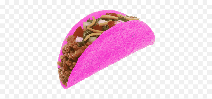 Pink Taco Discovered By W1f1pr1nc3ss - Hard Shell Taco Shells Png,Taco Transparent