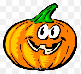 Cartoon Pumpkin Royalty Free Vector Clip Art Illustration - Halloween Pumpkin png