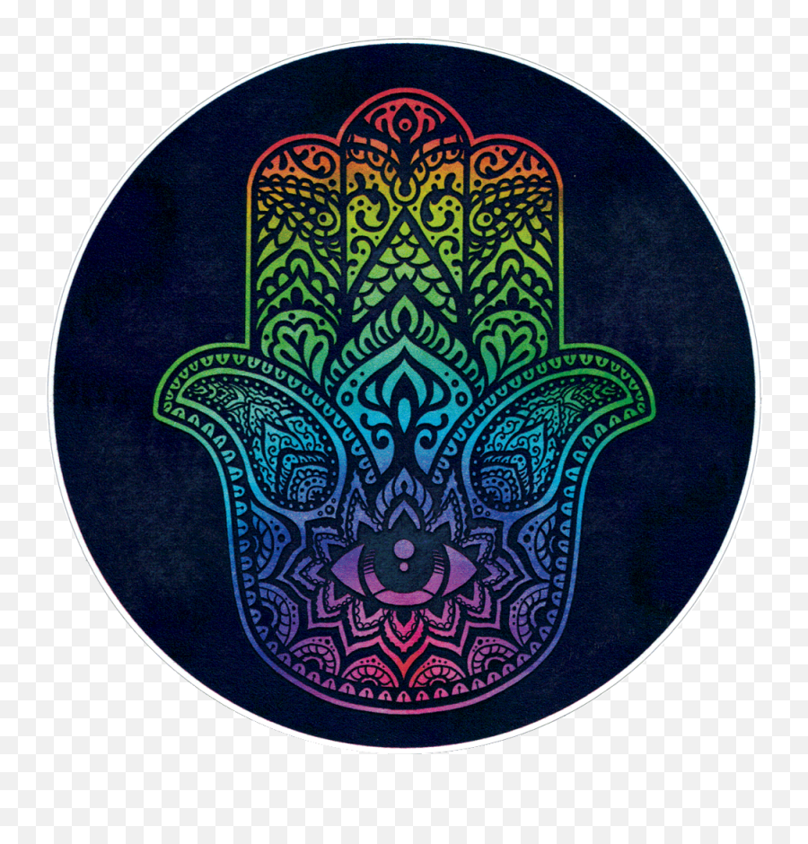 Hamsa Hand - Hamsa Circle Png,Hamsa Png