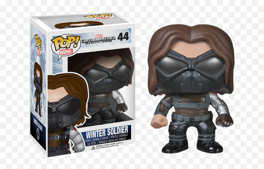 Winter Soldier Pop Vinyl Png Image With - Winter Soldier Funko Pop,Winter Soldier Transparent