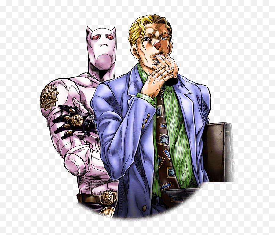 Ssr Yoshikage Kira Limited - Jojoss Wiki Transparent Yoshikage Kira Png,Riddler Png