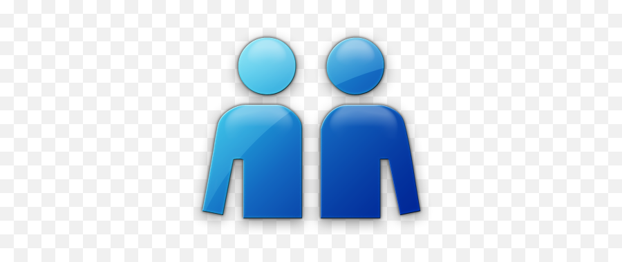Person Blue Save Icon Format Png - Blue 2 People Icon,2 Person Icon