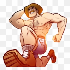 Team Fortress 2 - Tf2 Saxton Hale Png