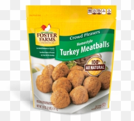 Homestyle Turkey Meatballs Products Foster Farms - Foster Farms Crispy Chicken Strips Png,Meatball Png