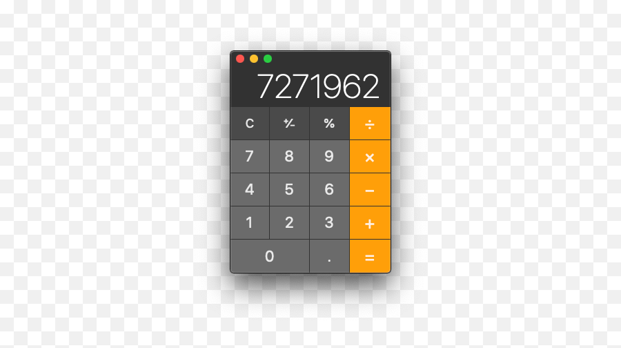 The Mac Calculator Three Calculators In One U2022 - Minute Dot Png,Calculator App Icon