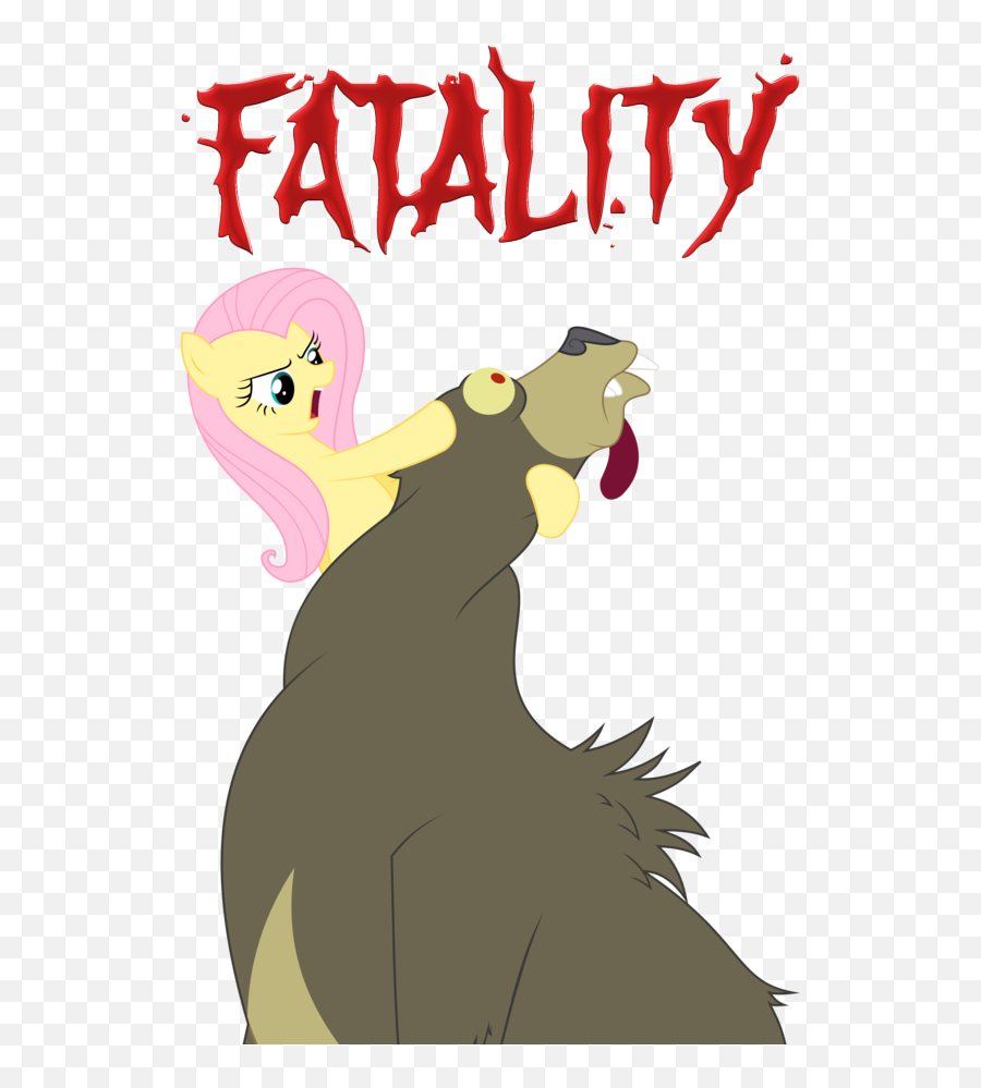 Download Hd Bear Fatality Fluttershy - Fatality Png,Fatality Png