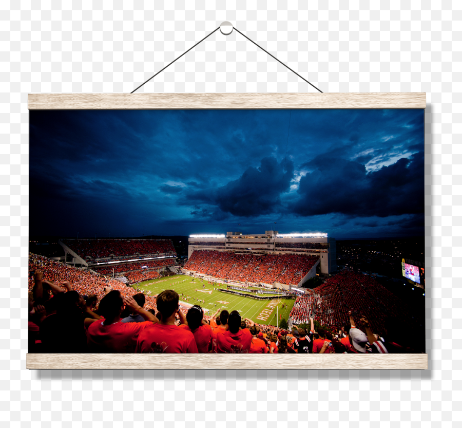 Virginia Tech Hokies - Lane Stadium Night Png,Night Photography Icon Png