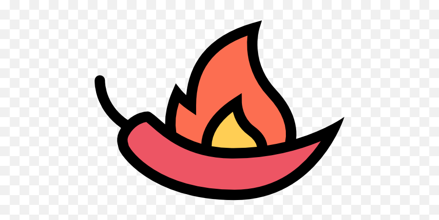 Hot Pepper - Free Food Icons Language Png,Hot Fire Icon