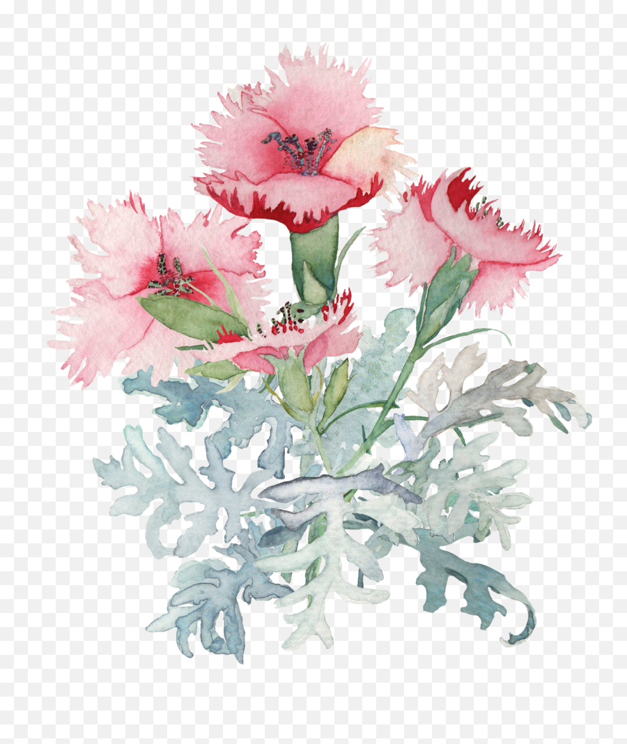 Download Deep Cove Flowers Fragrance - Flowers Watercolor Painting Of Flower Bouquets Png,Flowers Png Tumblr