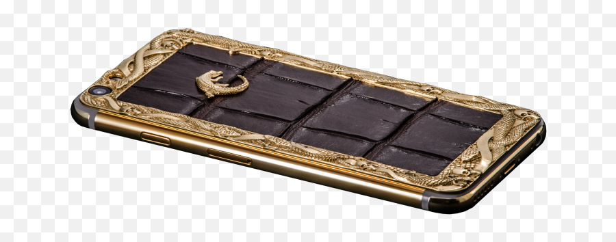 Caimania Ouroboros Gold Iphone 6 Crocodile Leather - Feature Phone Png,Ouroboros Transparent