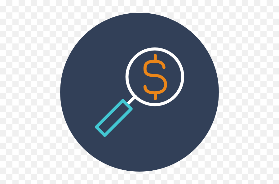 Magnifier Dollar Free Icon Of Linear Finance Icons - Icon Png,Interests Icon