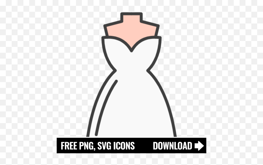 Free Wedding Dress Icon Symbol Png Svg Download - Fitness Icon,Costume Icon