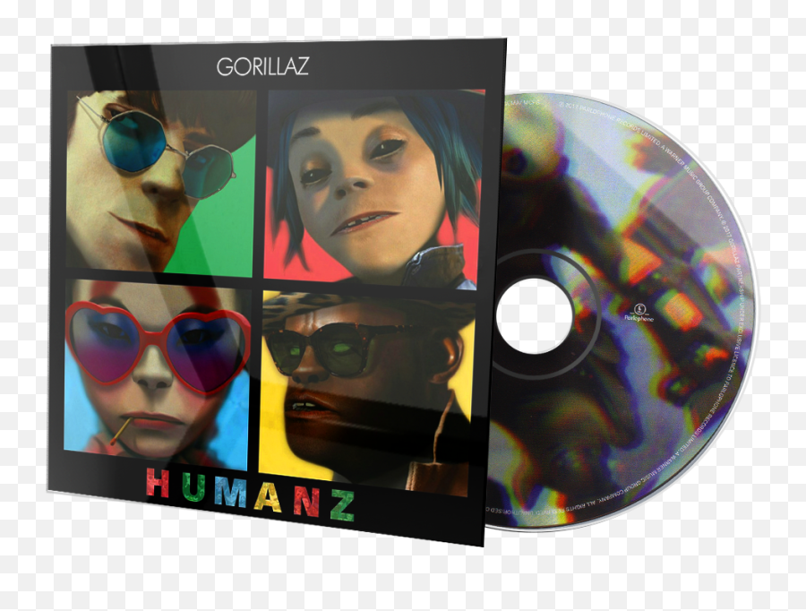 Gorillaz - Humanz Theaudiodbcom Optical Disc Png,Gorillaz Icon