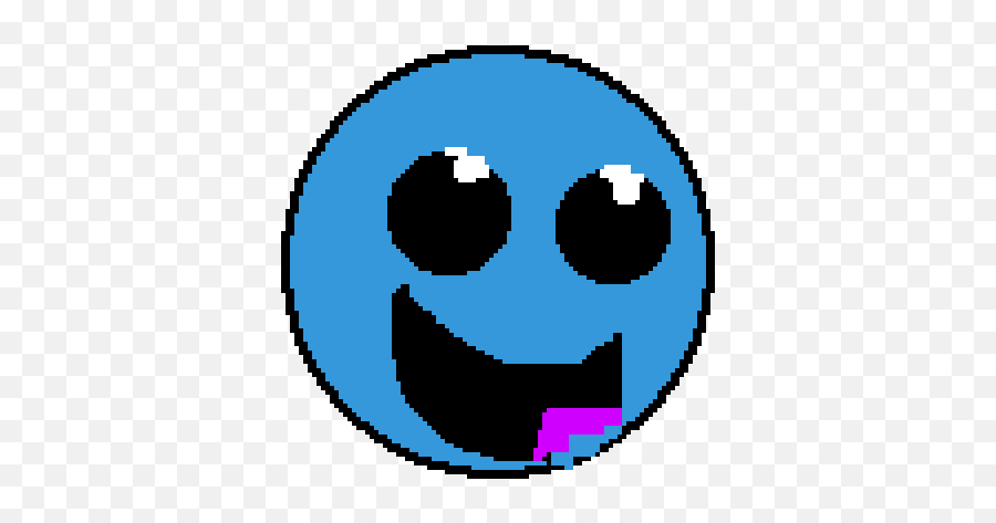 Pixilart - The Easy Face In Geometry Dash By Anonymous Png,How To Make Geometry Dash Icon