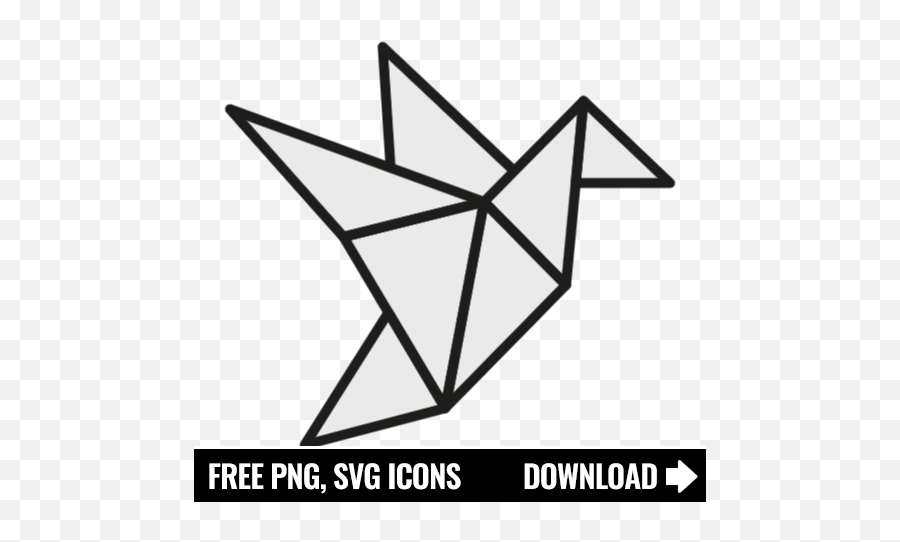 Free Origami Icon Symbol Png Svg Download Bird