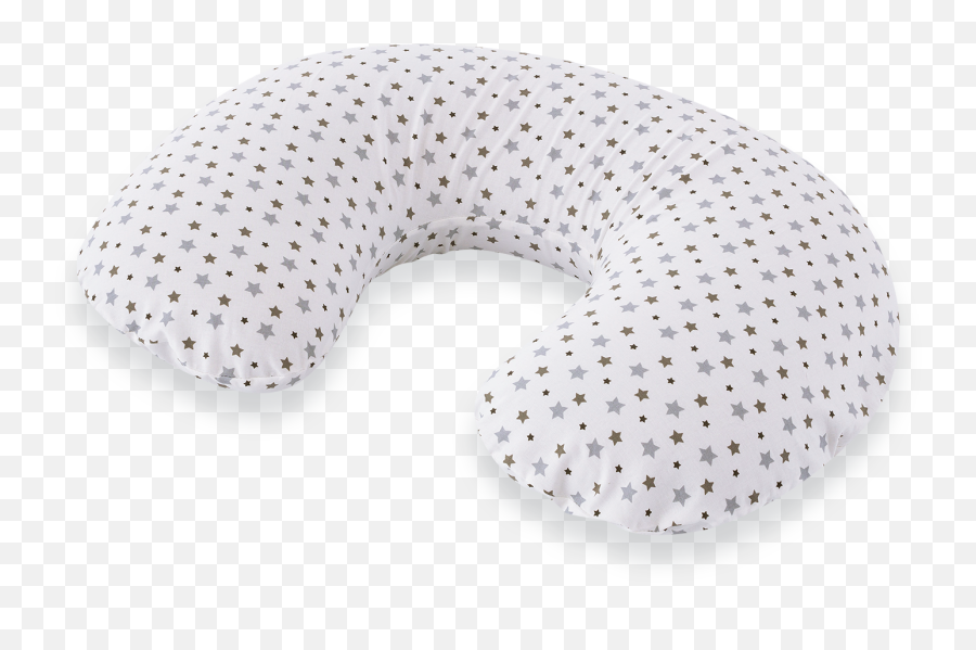 Nursing Pillow White With Grey Stars Träumeland - Illustration Png,Star Design Png