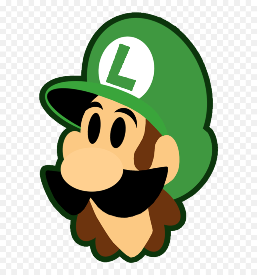 Luigi Head Png Jpg Library Download - Luigi Head Transparent Background,Luigi Head Png